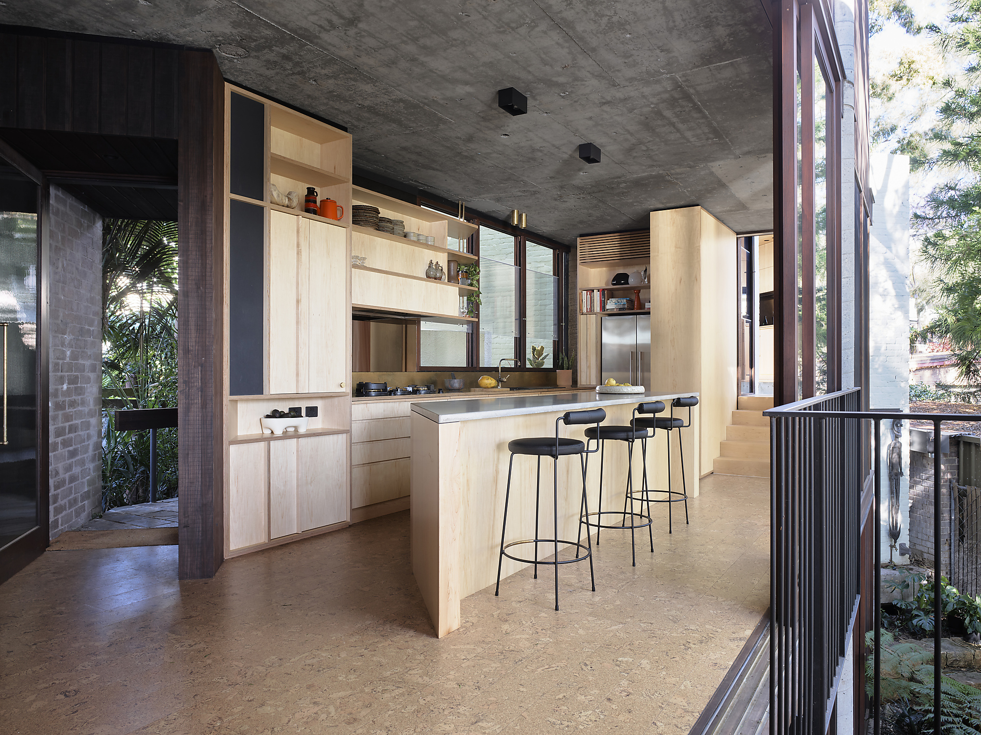 Interior photograph of SRG House by Anson Smart